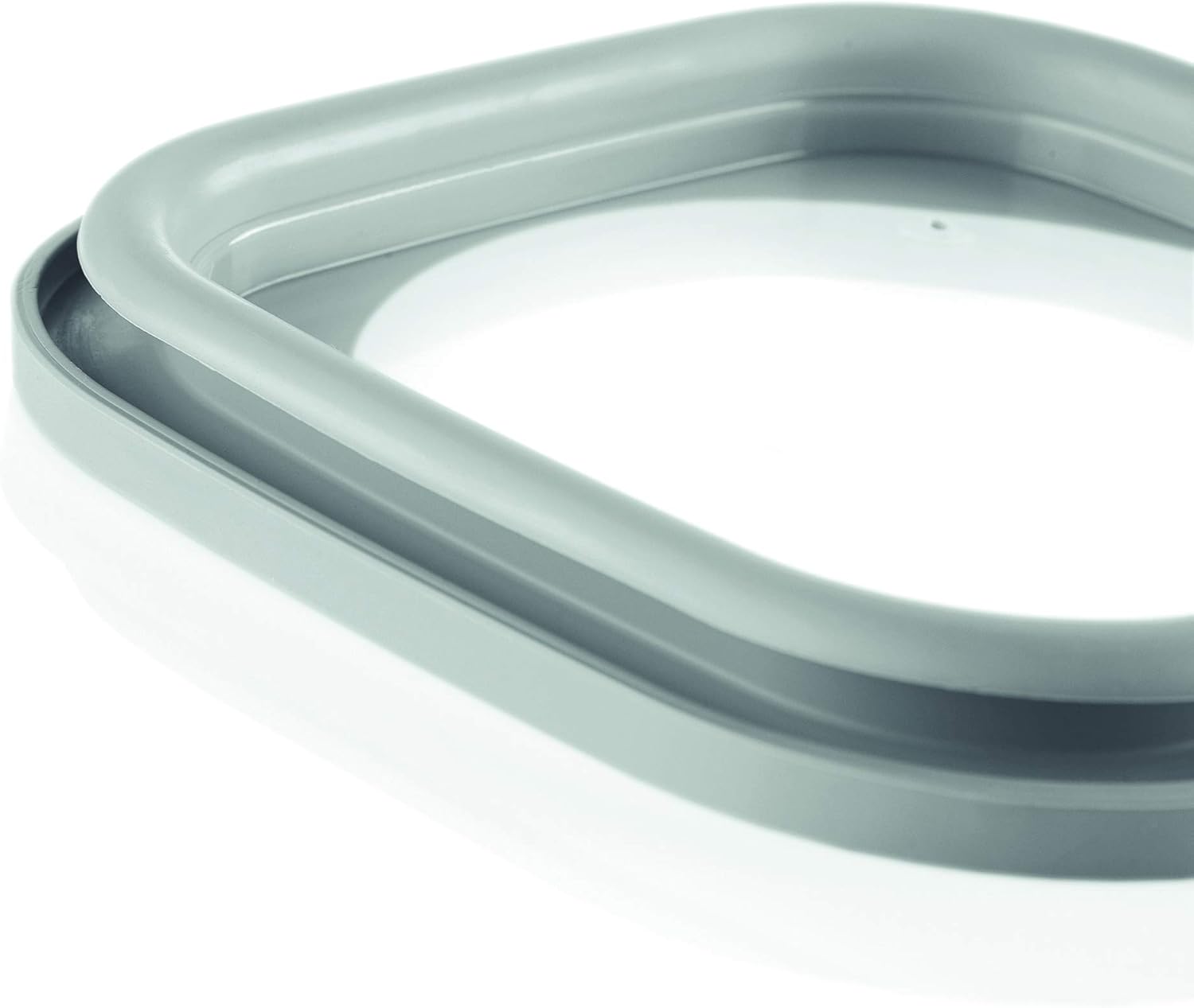 Guzzini Kitchen Active Design, Rectangular Airtight Container for Fridge, PP|TPR, Sand Green, 0