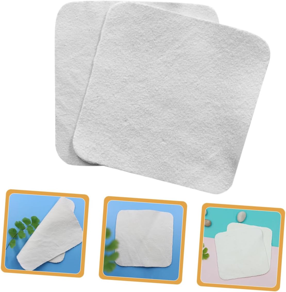 Jewelry Polishing Cloths White Sheepskin 10pcs for Gemstones and Jadeite