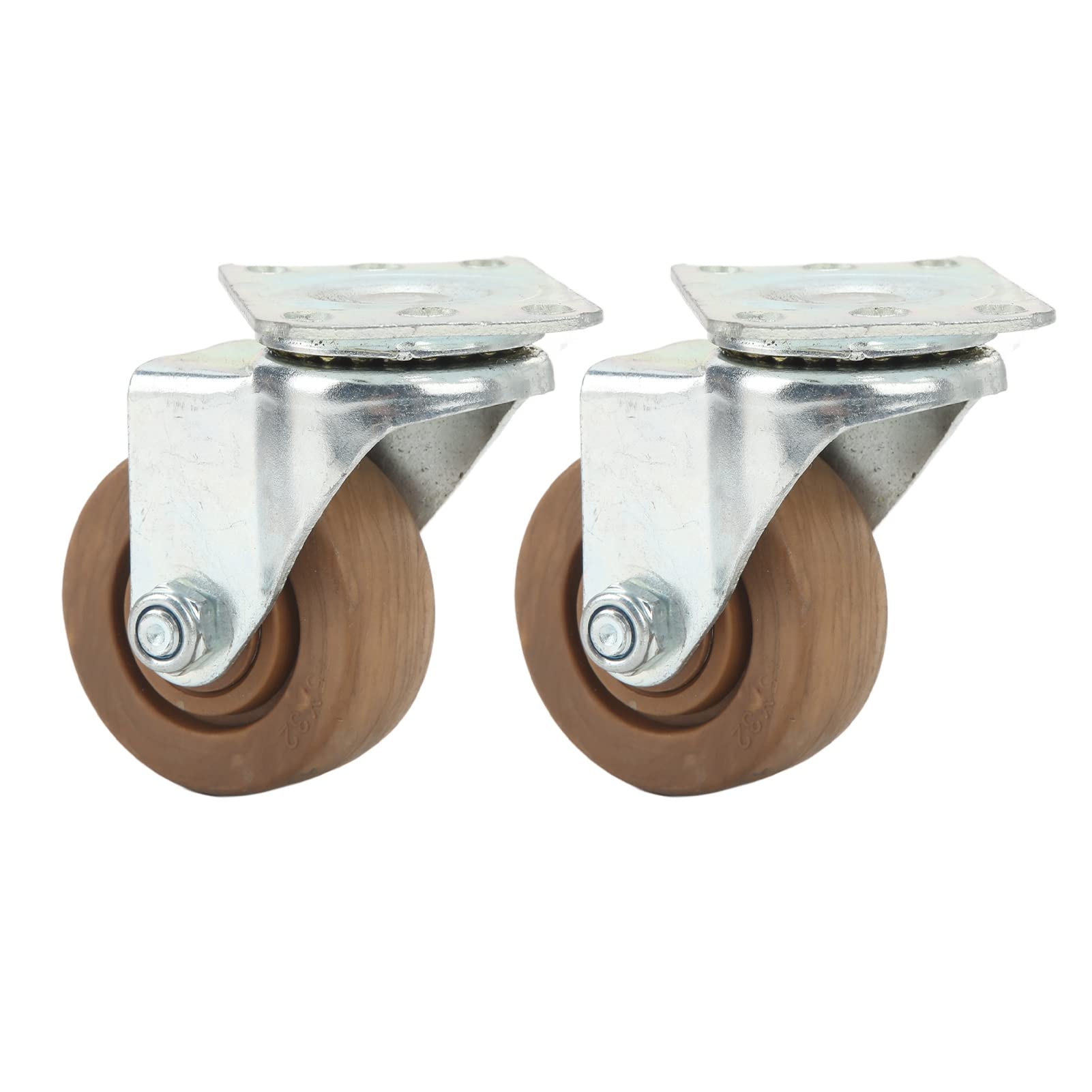 ZGUOUZANTYE 2Pcs Nylon Cart Caster for Industrial Carts