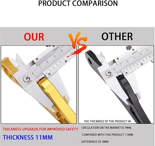 Enlaces de bajada de motocicleta caída 30MM compatible con Kawasaki Z900 Z900RS Z900RS CAFE (espesor mejorado, grosor 0.433 in) CNC Kit de ajuste de