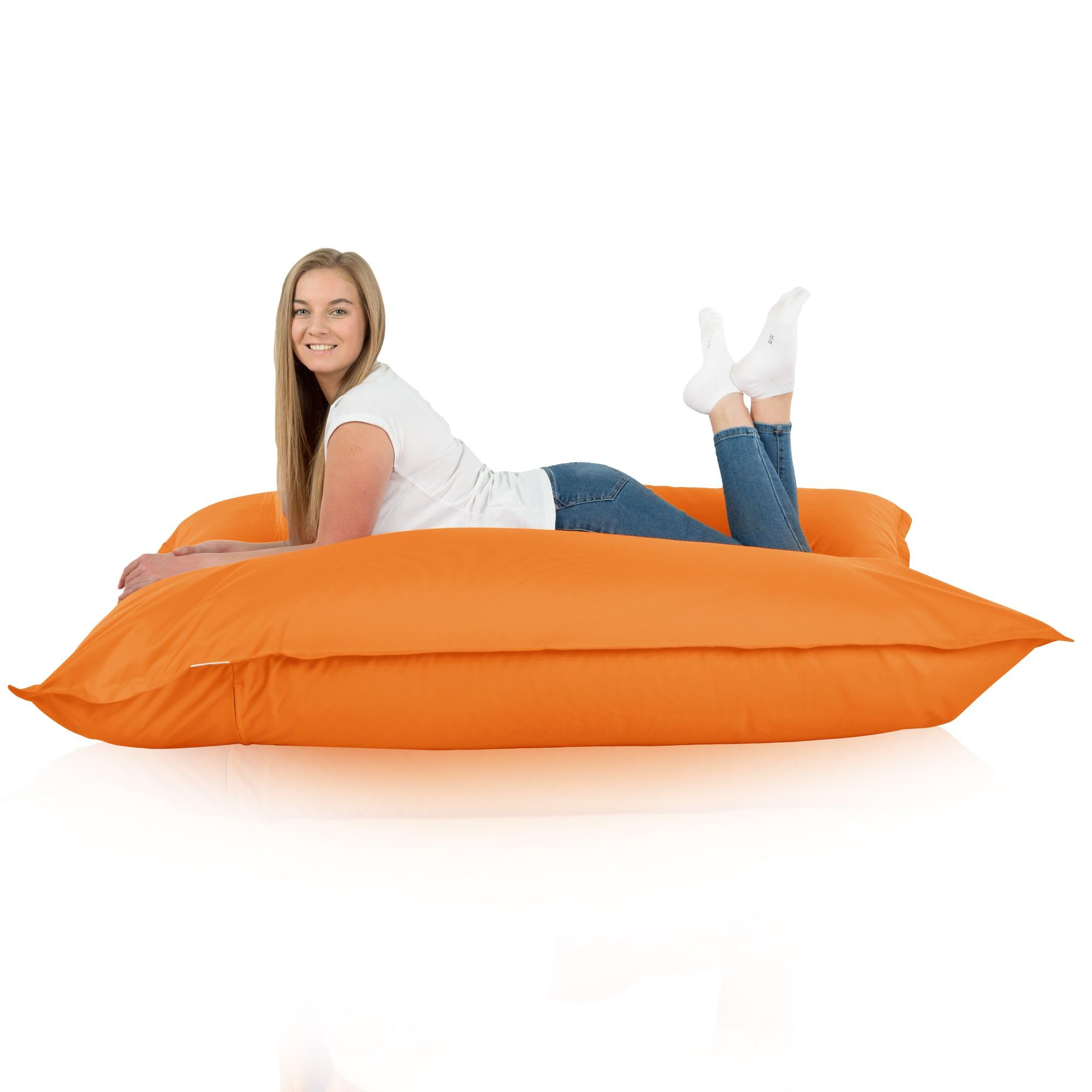 Italpouf Bean Bag Seat Cushion XL Kids Outdoor Waterproof: Large Giant Beanbag for indoor and outdoor with washable cover for ultimate relaxation and comfort. Machine washable, Certified, Blue