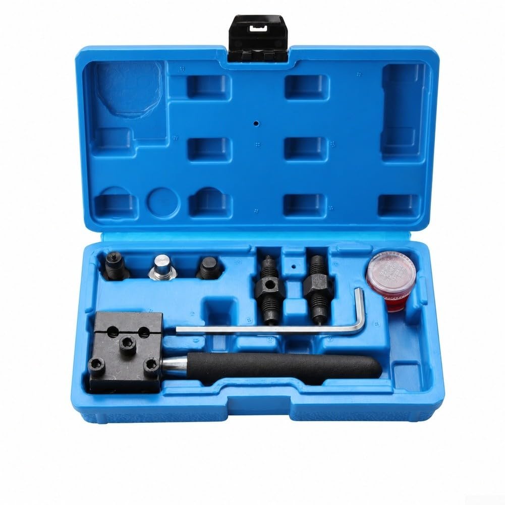 Kit Svasatore per tubi Freno 3/16 Pollice Acciaio Kit Svasatore(9pcs)