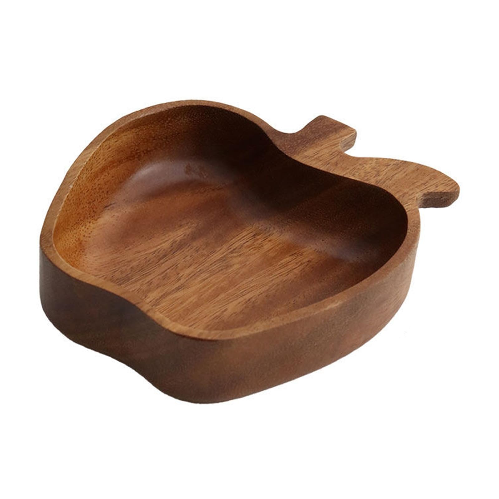 Solid Wood Tray,Apples-shaped Decorative,Living Room Snack Storage Box,Suitable for Storing Fruits and Teacups