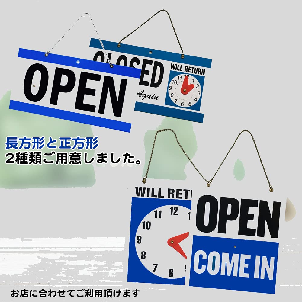Amazon | AZ DORADO OPEN RETURN お知らせ プレート 看板 営業中