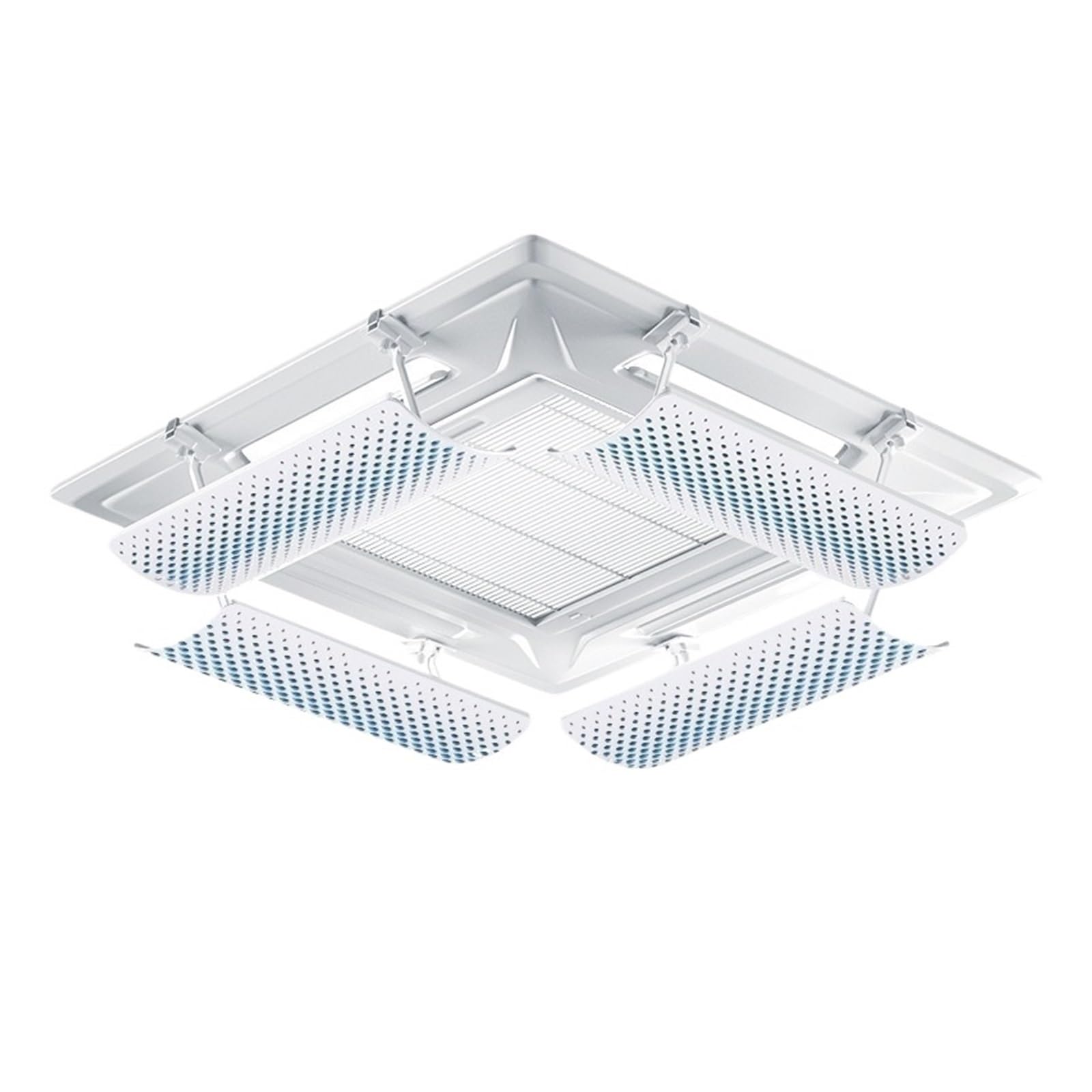 Zyslxhocz Anion Filter Central Air Conditioning Windshield Air Outlet Baffle Wind Deflector Anti-Direct Blowing Ceiling Suspended Air Conditioner(Anion Filter)