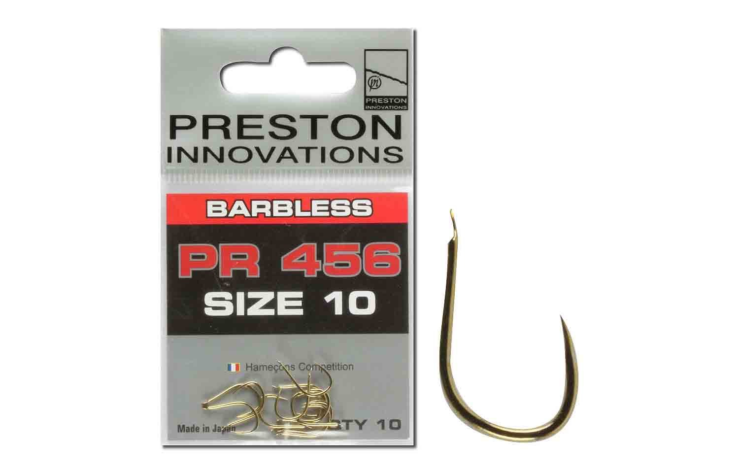 Preston PR 456 Size 10 Barbless (spade end) by Preston Innovations