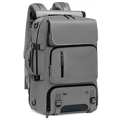 Mochila Reforçada com Compartimentos para Notebook e Tablet – Resistente à Água, USB, Engate de Mala – Masculina e Feminina para Viagem, Trabalho e Dia a Dia