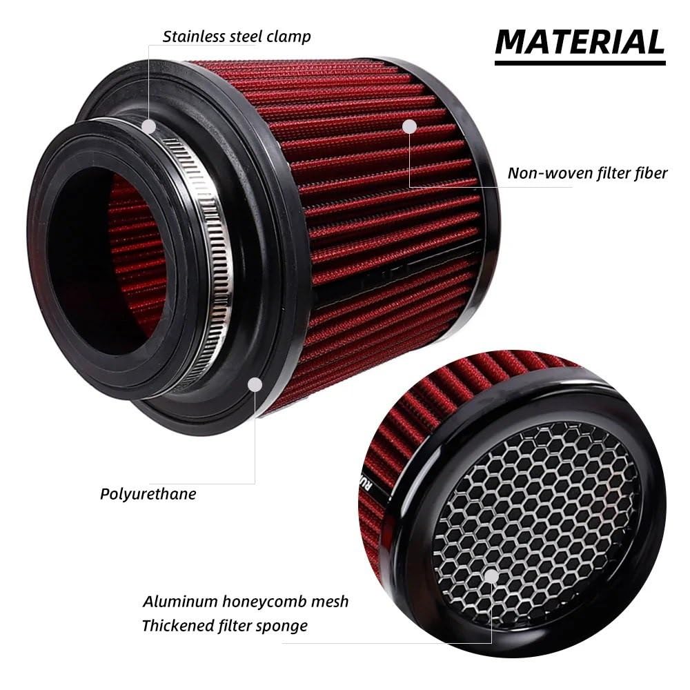 Universal Filter Luftfilter Für Rennwagen-Kaltkegel-Lufteinlassfilter