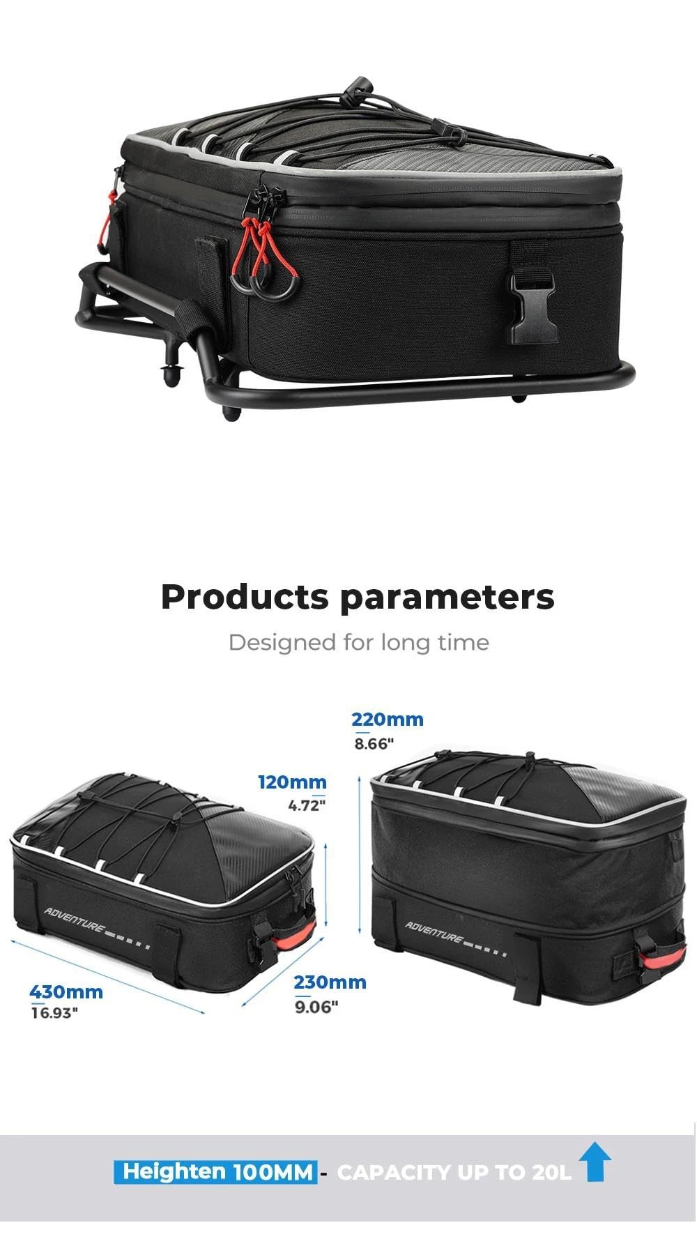 Rails De Bagages pour BMW Vario Case pour R1200 1250 GS F850GS F750GS R1200GS R1250GS LC ADV Adventure Porte-Bagages Cases