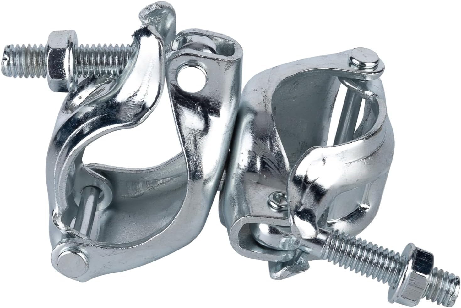 Lot de 8 raccords rotatifs pour tube d'échafaudage de 42 mm à 48 mm de diamètre extérieur