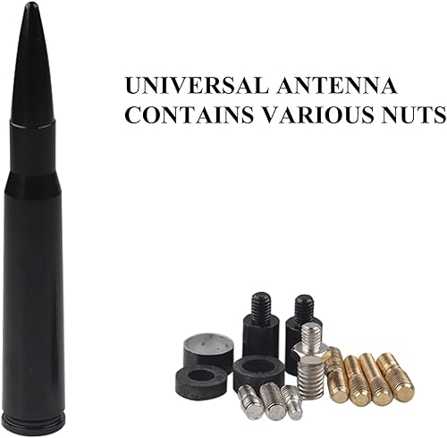Miniatura 2 de Bullet - Antena universal compatible con Ford F150 250 Chevy Jepp Dodge Ram y más vehículos 1990-2023 para automóvil, camiones y SUV, accesorio de