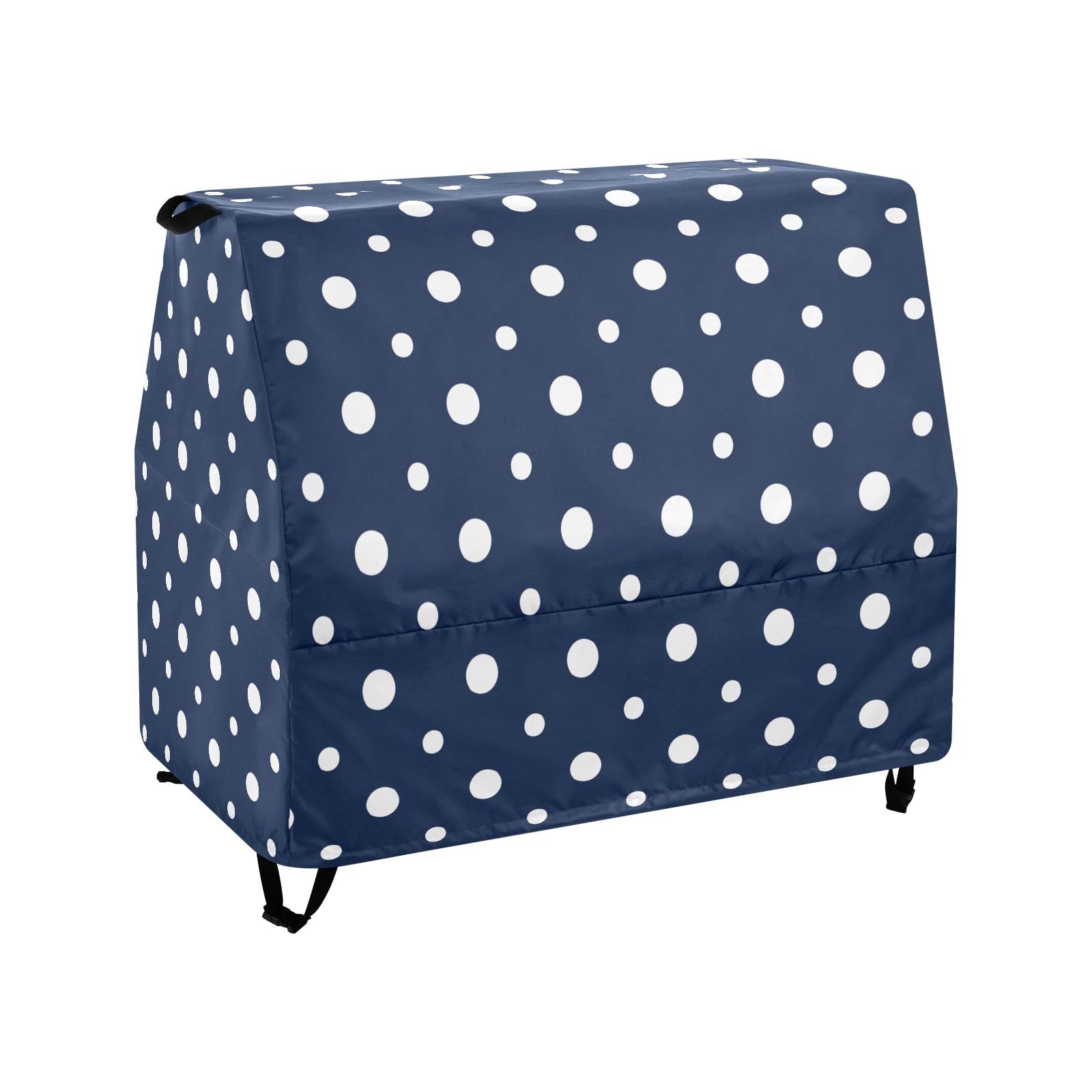 Navy Blue Polka Dots Kids Water Table Cover Fit Step2 Rain Showers Splash Pond Water Table 41