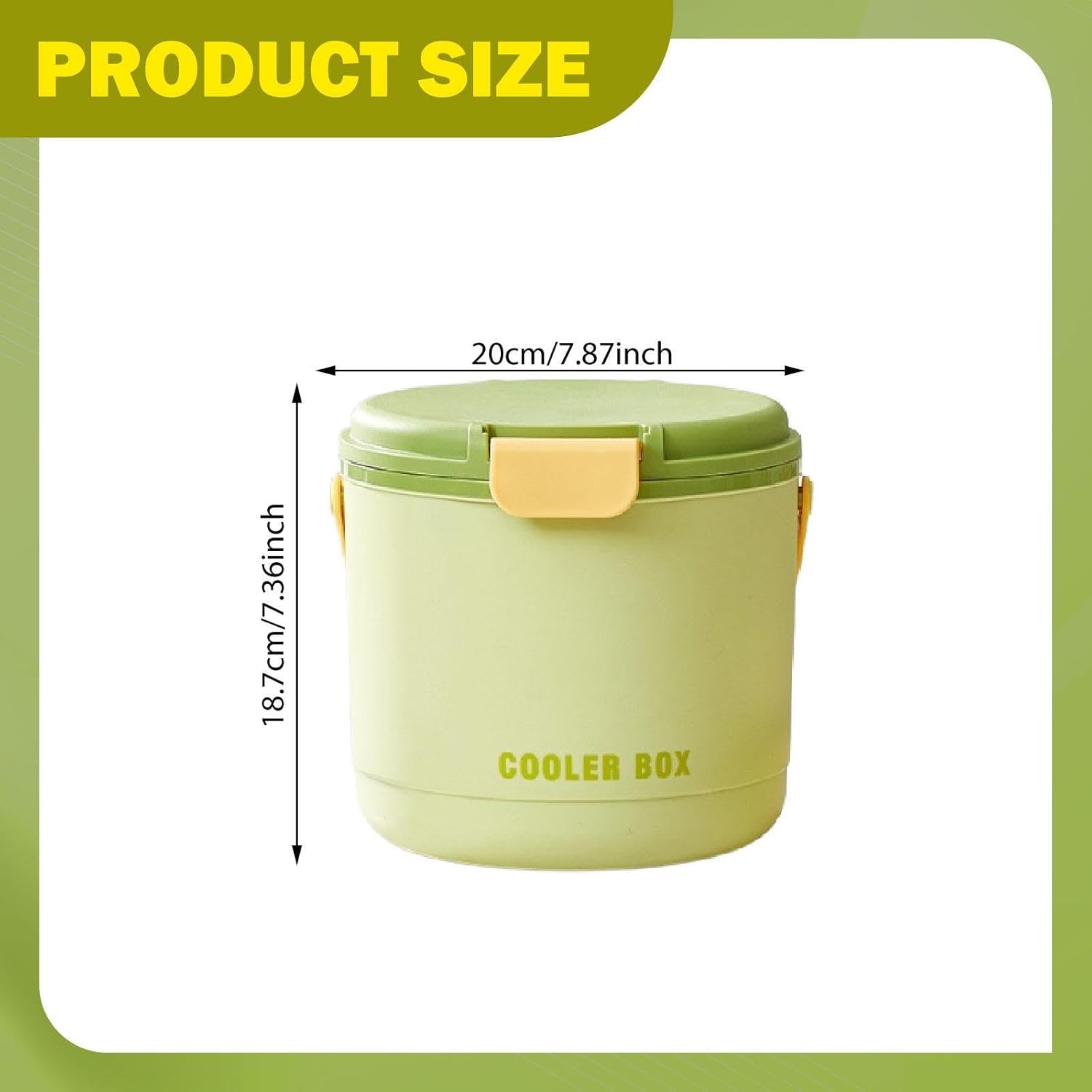 Insulated Ice Bucket Ice Tray 2.6L with Lid and Handle Indoor Outdoor Box Storage Bin for BBQ Picnic Dining Restaurant