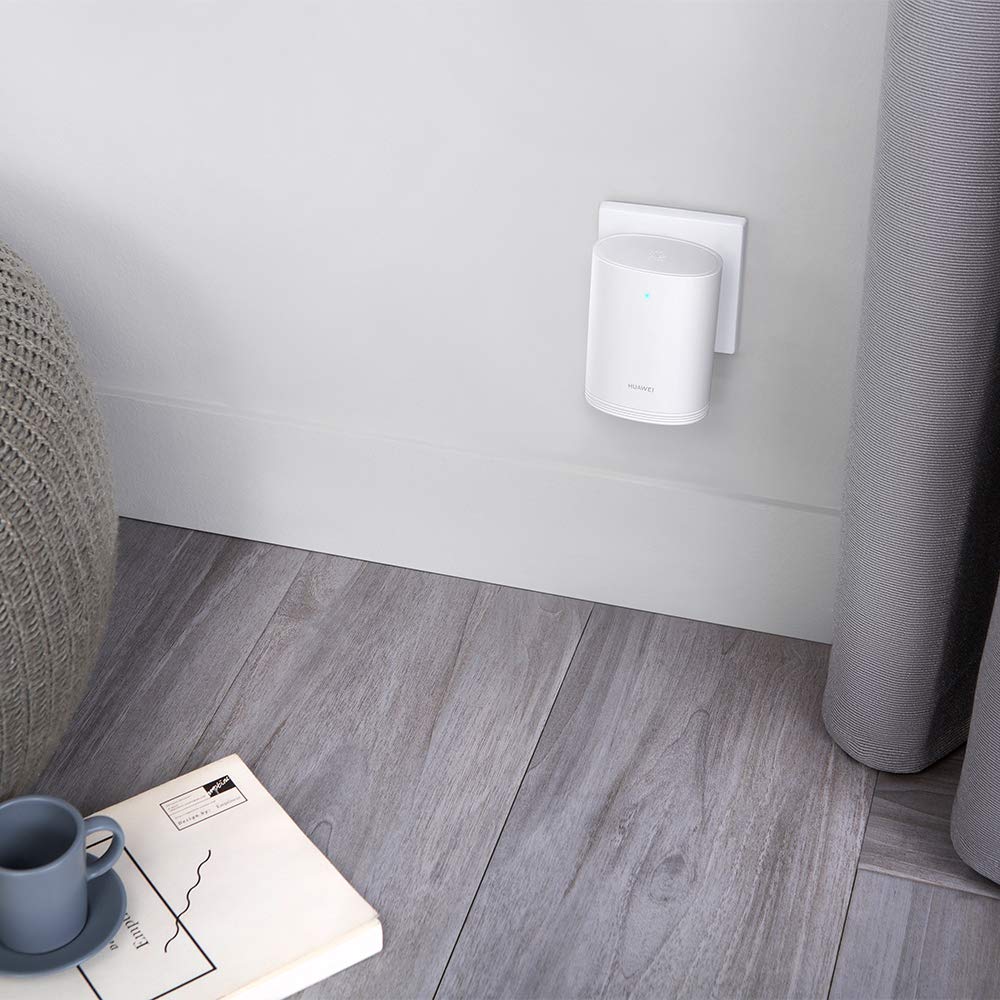 Huawei Wi-Fi Q2 Pro (1 Base + 1 Satellite), Sistema Wi-Fi per la Casa, Gigabit Powerline, Porte GE Complete, Roaming senza Interruzioni, Ottimizzazione Wi-Fi 5 GHz, Minore Latenza, Plug & Play