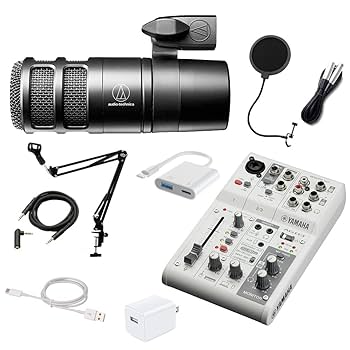 Amazon.co.jp: YAMAHA AG03MK2 配信セット (AT2040+iPhone接続