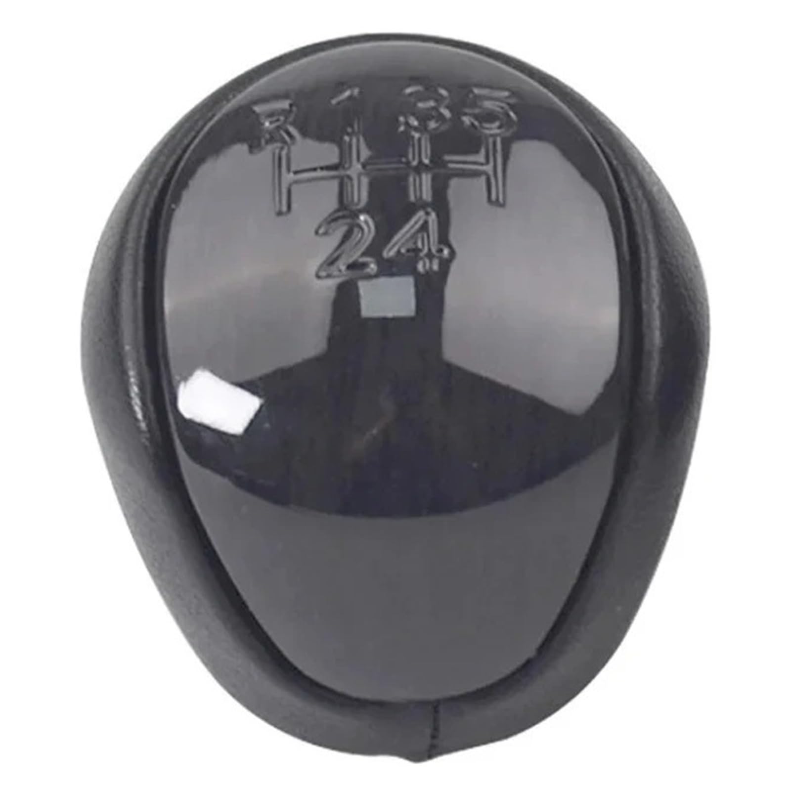 Sauanmnktp Black 5 Speed Gearshift Knob For Hyundai For Elantra For I30 2008-2012 Gear Shift Knob Lever Shifter Head(Black 5 Speed)