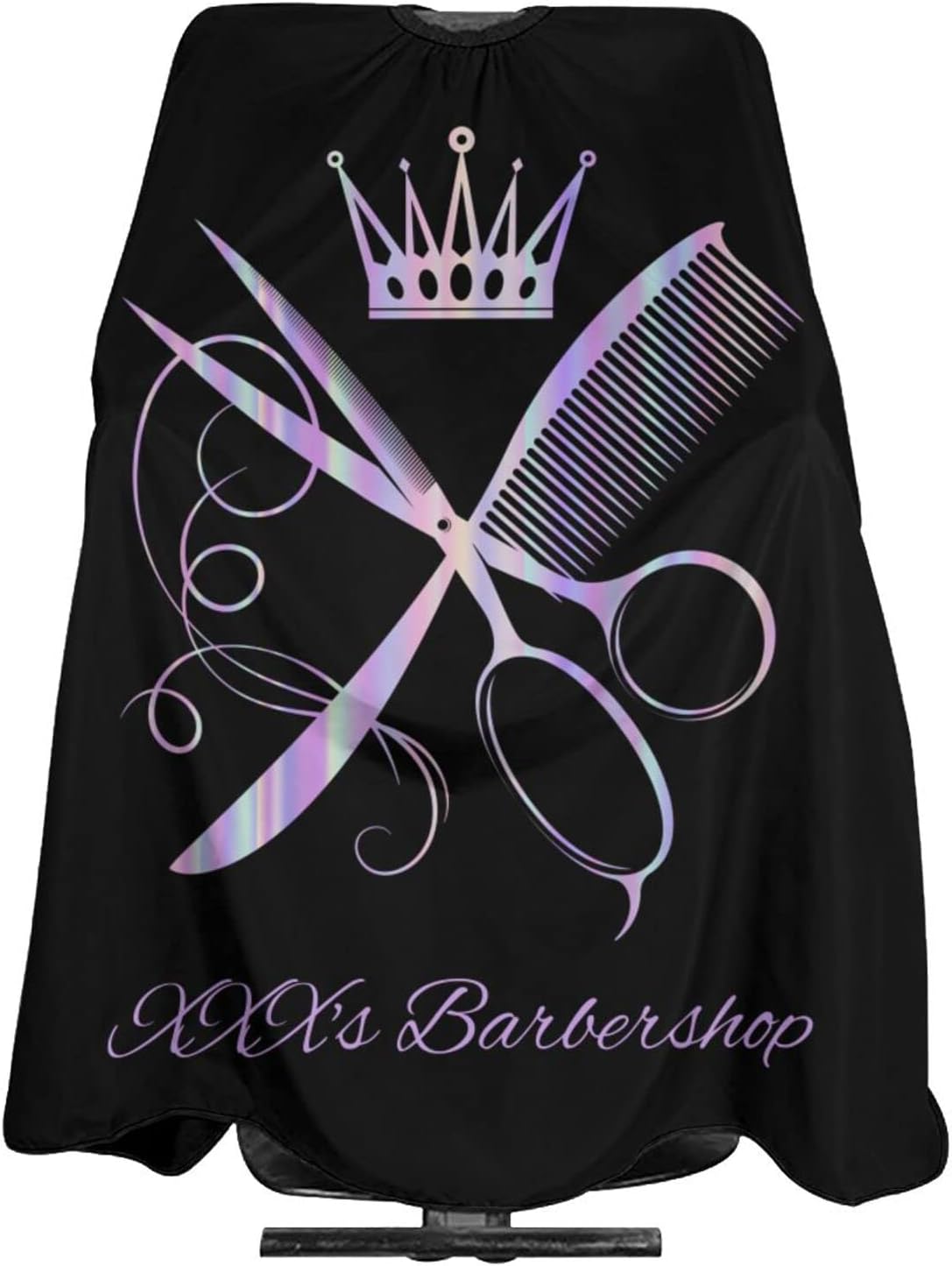 Custom Barber Cape Add Your Text or Logo Personalized Hairdresser Salon Cape for Men, Customized Hair Cutting for Home Salon Barbershop