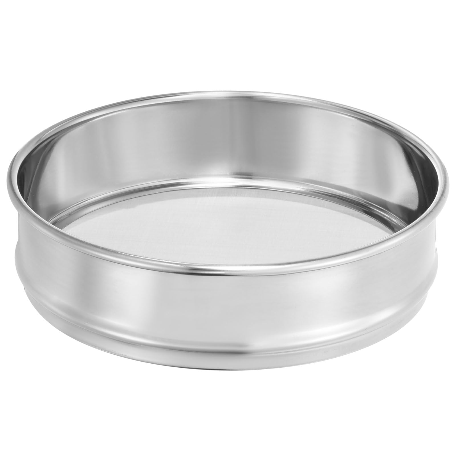 PATIKIL Tamiz De Laboratorio De 130 Mallas, Tamiz De Prueba De 8" De Diámetro Tela De Alambre De Acero Inoxidable 304 (0.11mm) Para Laboratorio Industrial