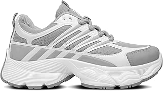 حذاء رياضي للنساء، حذاء رياضي مكتنز خفيف الوزن للجيم والرياضة والأماكن الخارجية والأزياء الكاجوال والمريحة للاستخدام اليومي MK-06 من شوز ناو