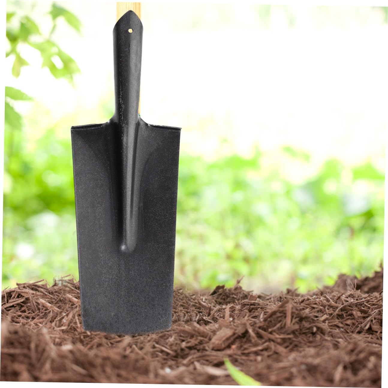 BESTonZON Pala de Jardinería de Acero Manganeso Grueso para Excavar y Desherbar, Herramienta Práctica para Huerto Mango Resistente Adecuado para Senderismo y Escalada
