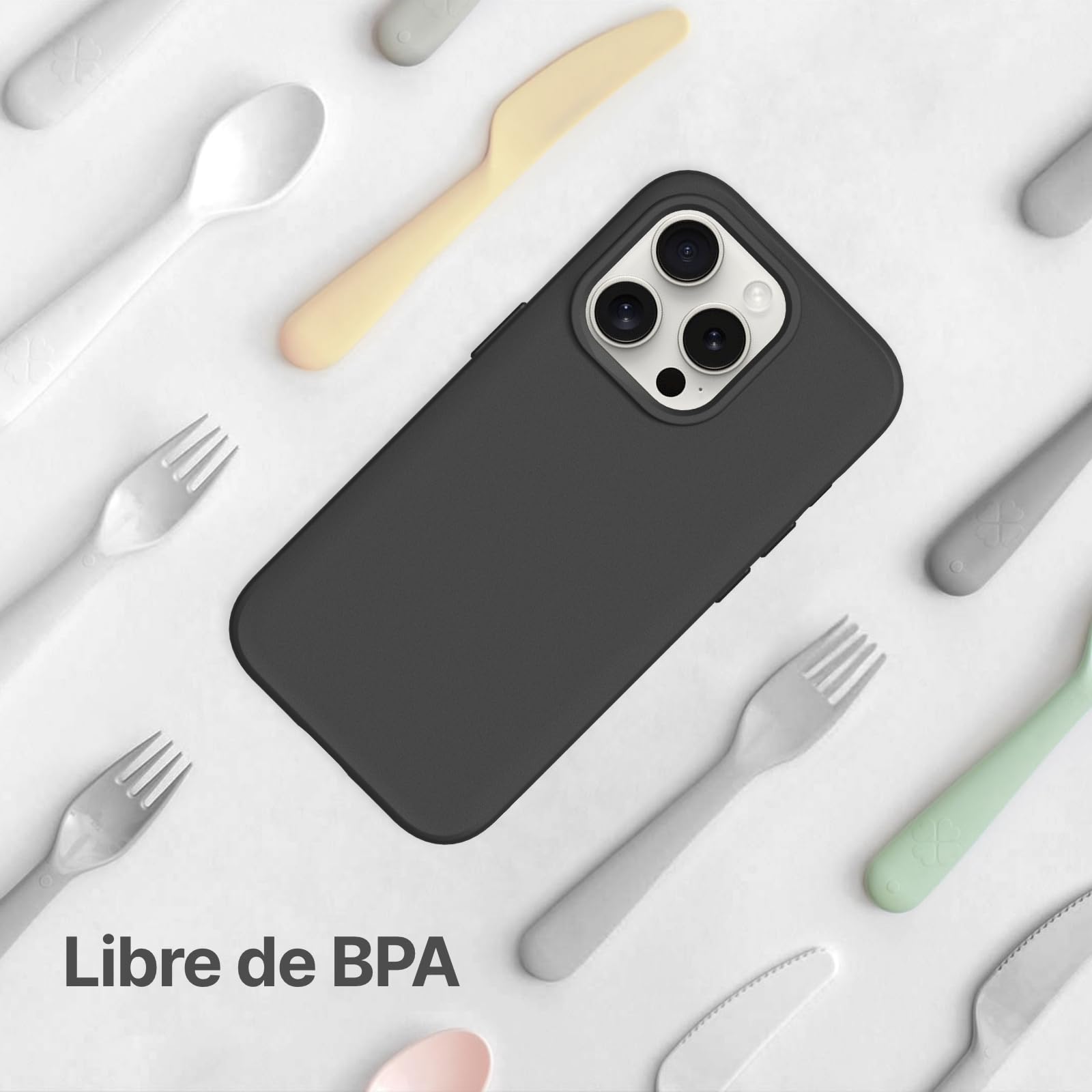 RhinoShield Funda SolidX Apta para MagSafe e iPhone 15 | Fuerza magnética superior, protección militar, absorción de impactos, esquinas reforzadas y diseño ligero.