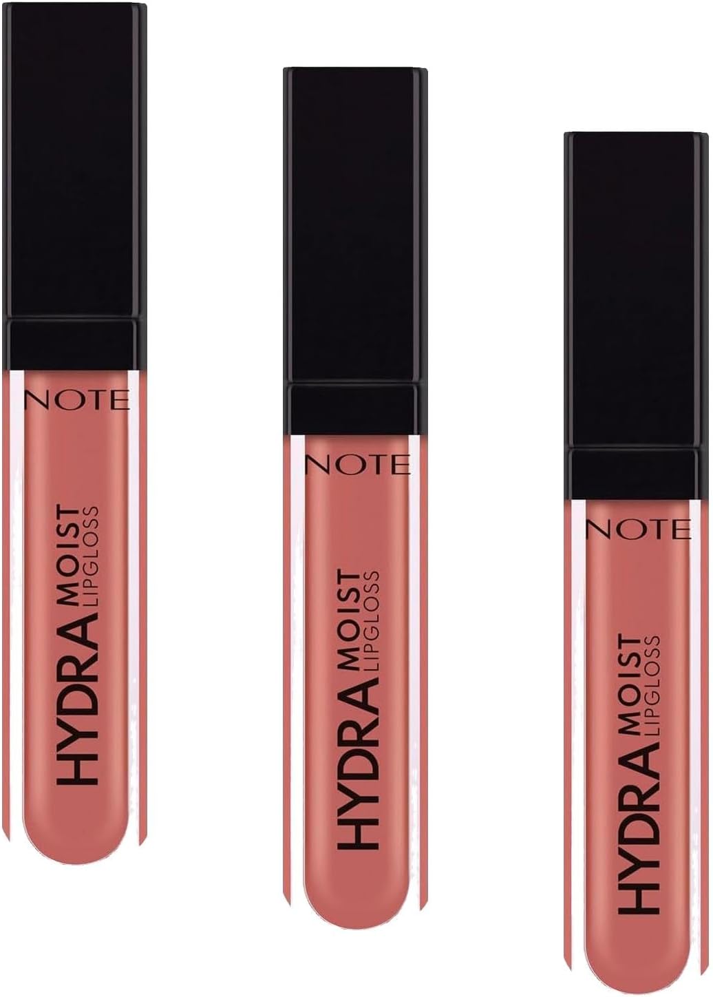 Note Cosmetics Hydramoist Lipgloss Nemlendirici Dudak Parlatıcısı - 03 Just Nude - Nude (3 paketi)