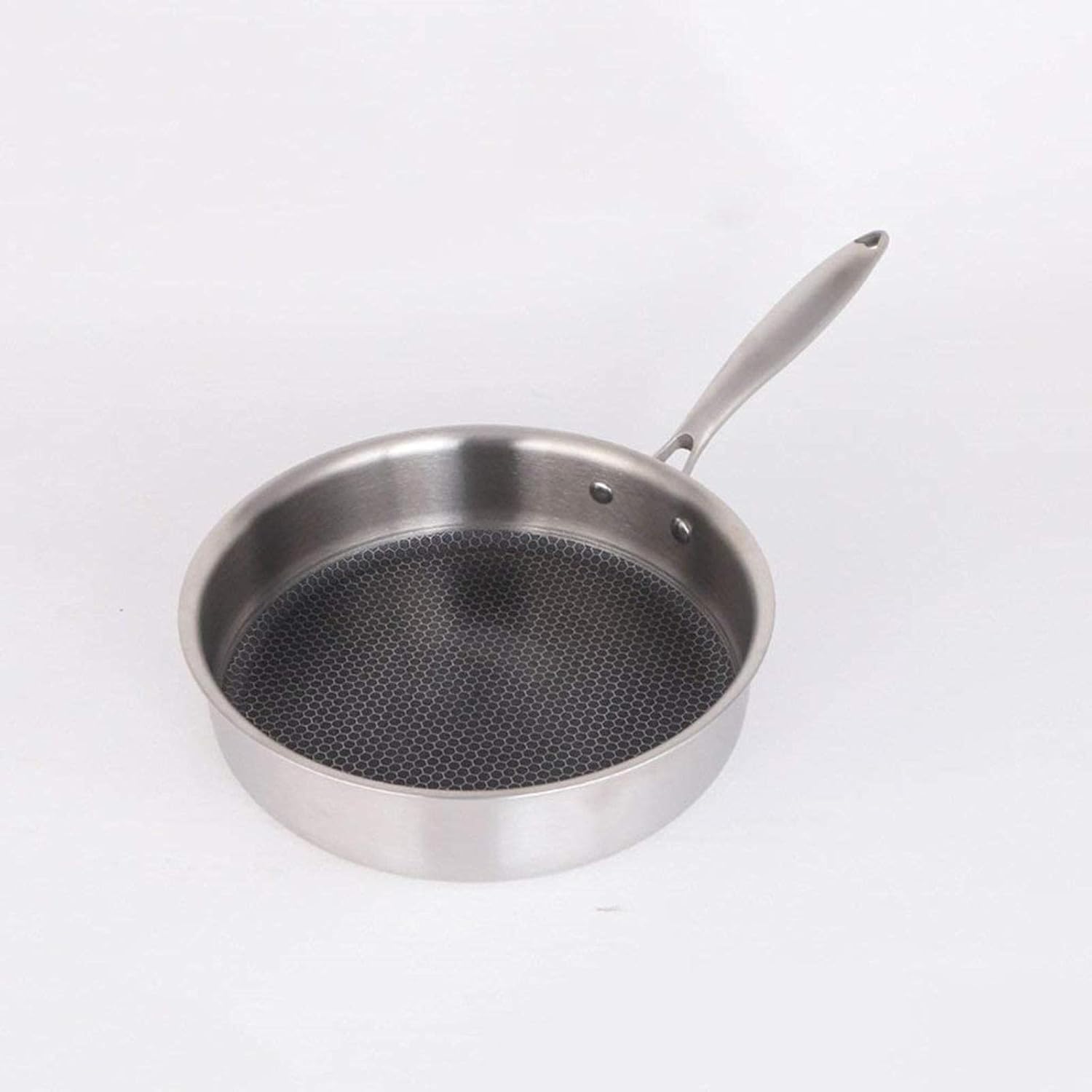 Wok Cookery Household Stainless Steel Frying Pan, Non-Stick Pan, No Oily Smoke, No Coating, Induction Cooker General