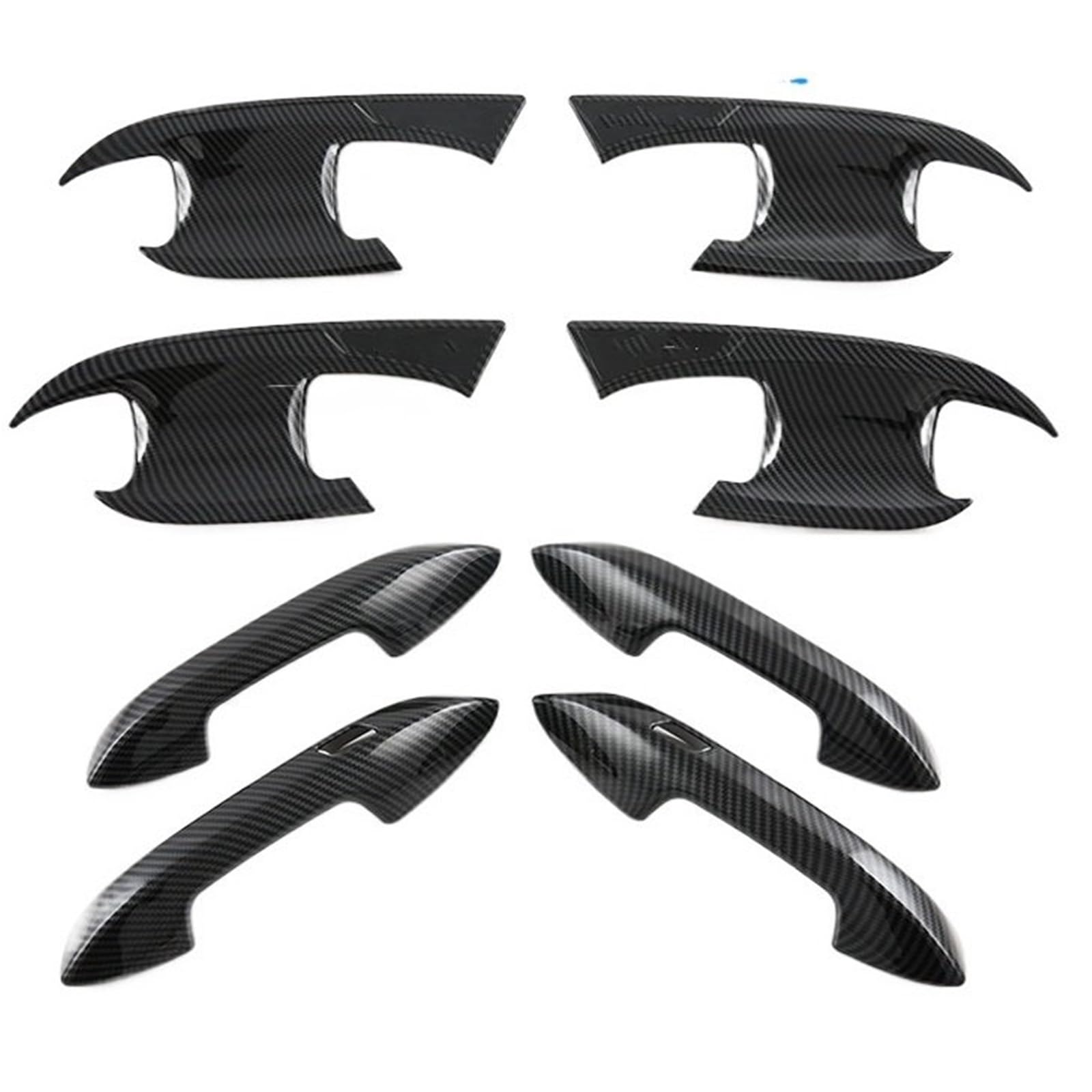 BQWYEDPL Fit for Chery Arrizo 8 2021 2024 Car Door Handle Irizer 8 Handle Door Bowl Sticker Car Door Latch Handle(Black 8 Pieces)