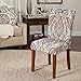 HomePop Parsons Classic Upholstered Accent Dining Chair, Set of 2, Colorful Paisley