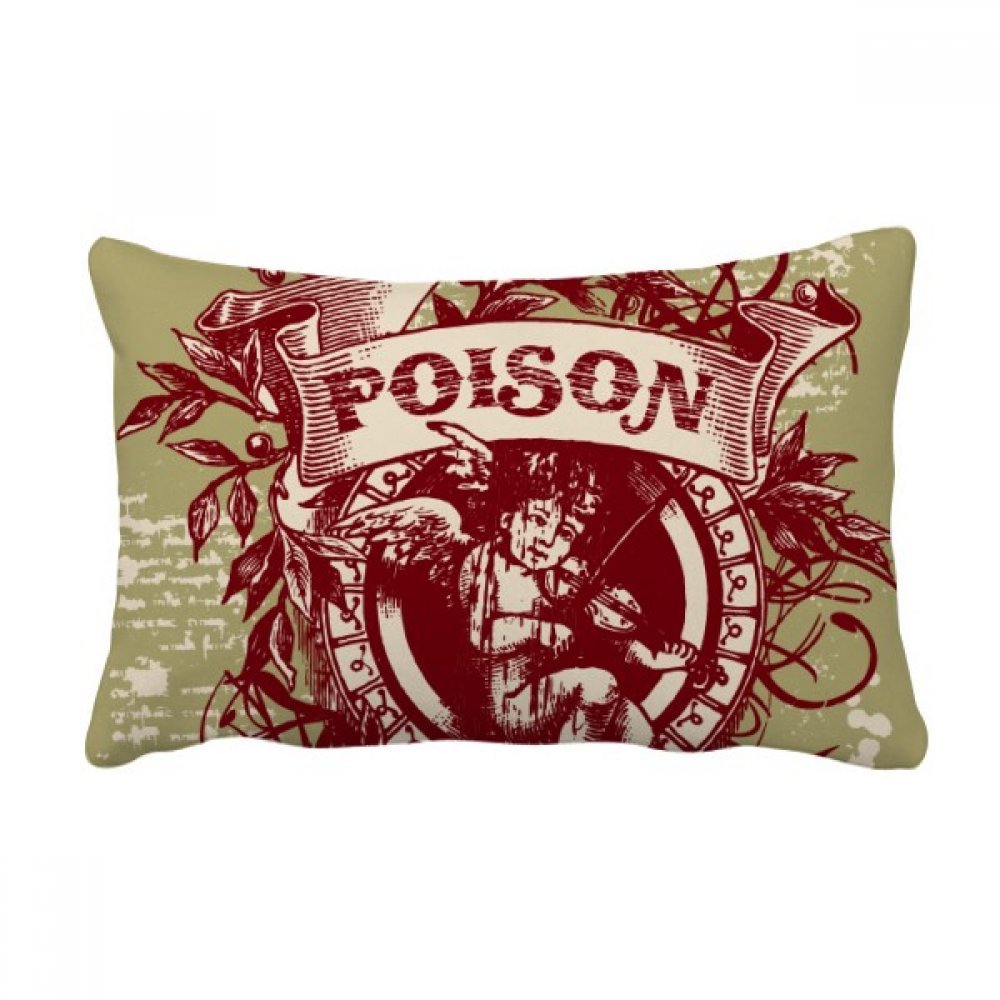 Coussin DIYthinker Danger Enfant Musique oreiller lombaire multicolore pour canapé 16x24 pouces