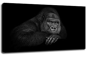 Gorilla Pictures Wall Decor - Express Your Wild Side with Stunning Wildlife Art