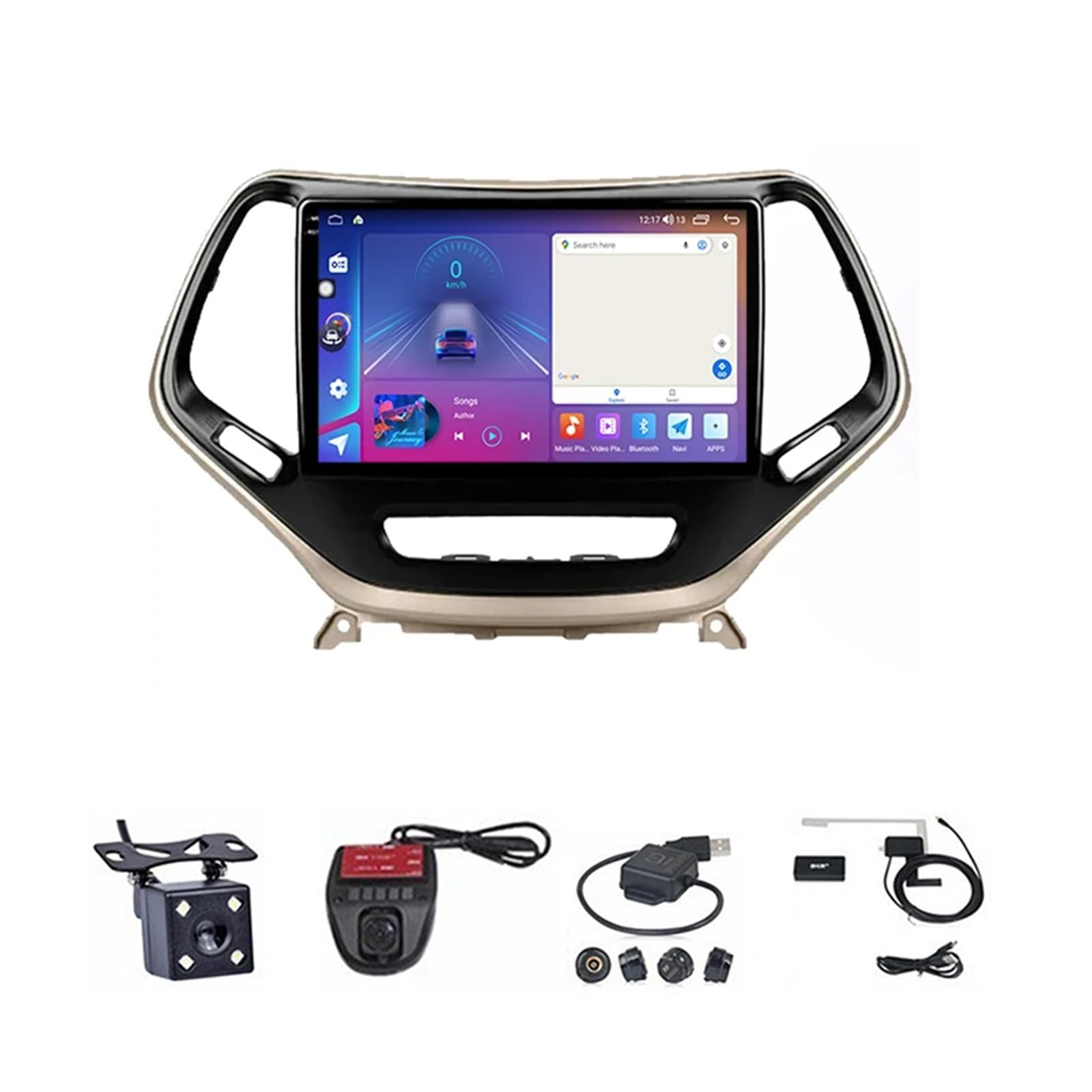 Autoradio Android Jeep Cherokee 5 KL : l'écran tactile parfait pour vos voyages en famille