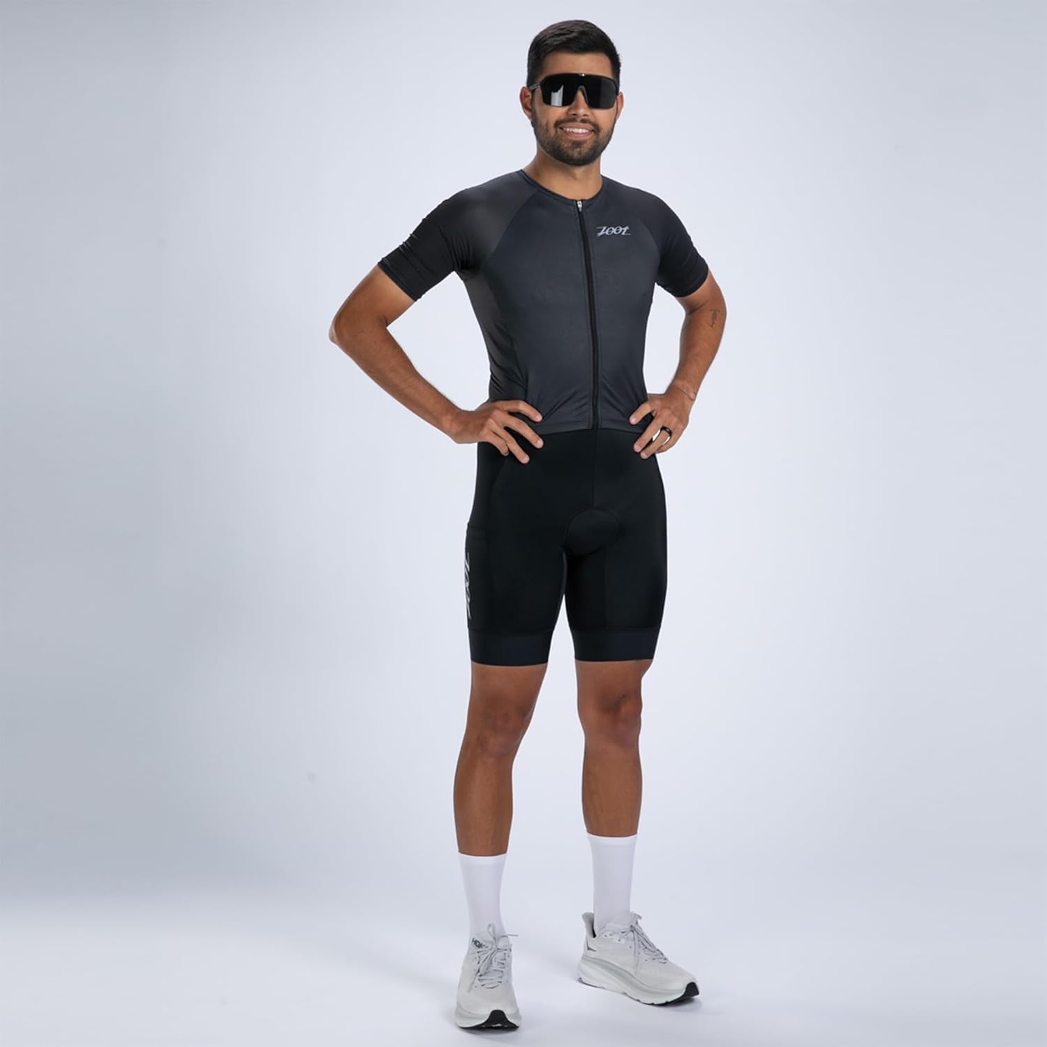 Zoot Men’s Core Tri Aero FZ Racesuit, Short Sleeve Moisture-Wicking Triathlon Suit, Plush Chamois & Storage for Race Day - Image 6