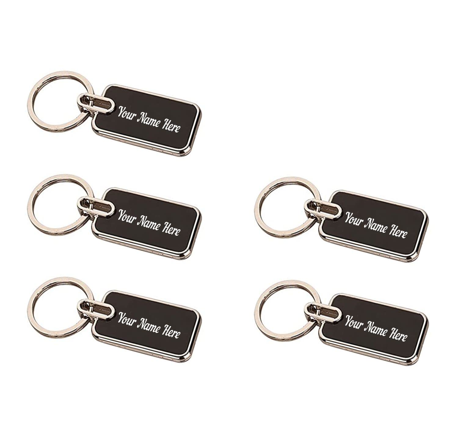 MOXTER Personalized Premium Metal Key Chain with Name engraved, ideal