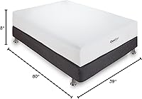 Vista 2 de Classic Brands Colchón de espuma de memoria de gel fresco de 8 pulgadas Certifur-EE. UU. Certificado Bed-in-A-Box, Twin XL