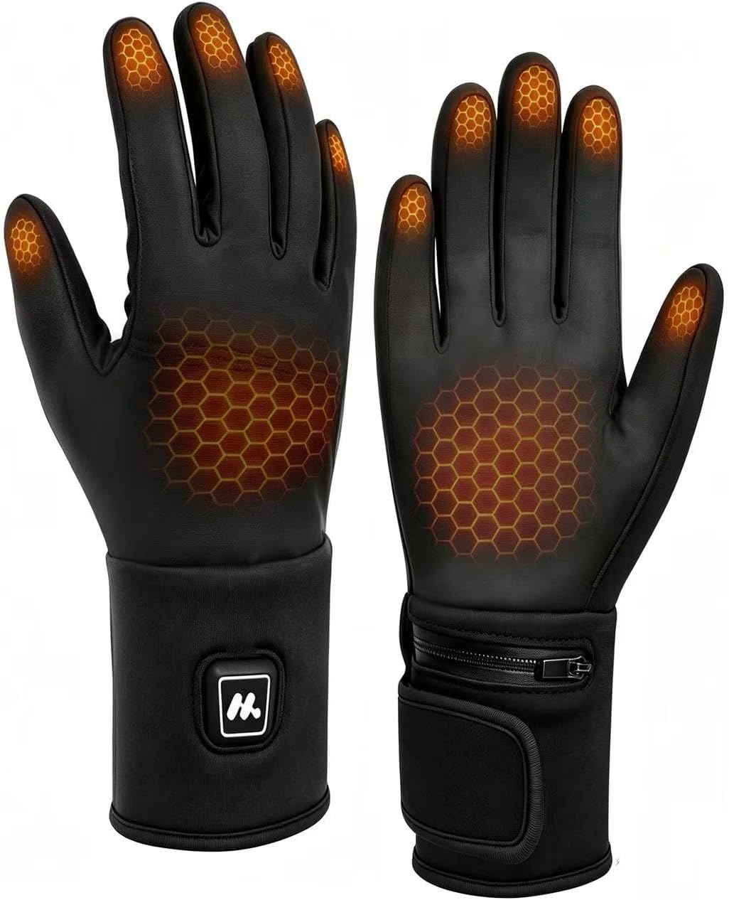 Amazon.com: Icefolwer Heated Gloves Liners for Men Women Rechargeable ...
