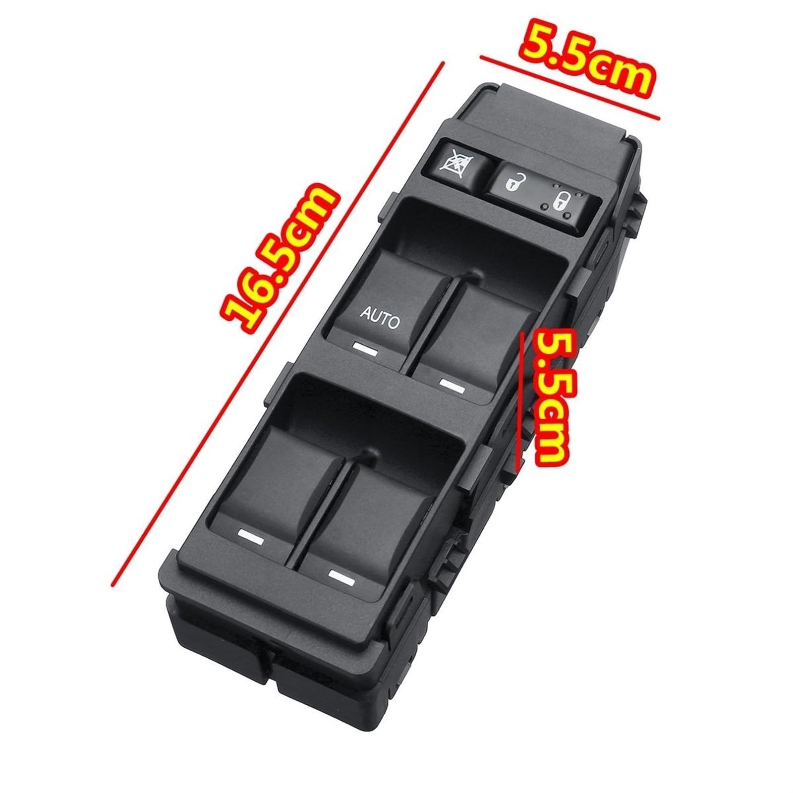 Interruptor de ventanilla eléctrica delantera izquierda para Dodge para Caliber para Jeep para Compass Patriot 2007-2010 56040691AB 56040691AD