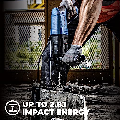 DongCheng 1 Inch SDS-PLUS 6.7AMP Corded Rotary Hammer Drill for Concrete/Masonry with 4pcs SDS Plus Drill Bits 3 DongCheng 1 Inch SDS-PLUS 6.7AMP Corded Rotary Hammer Drill for Concrete/Masonry with 4pcs SDS Plus Drill Bits - Image 3