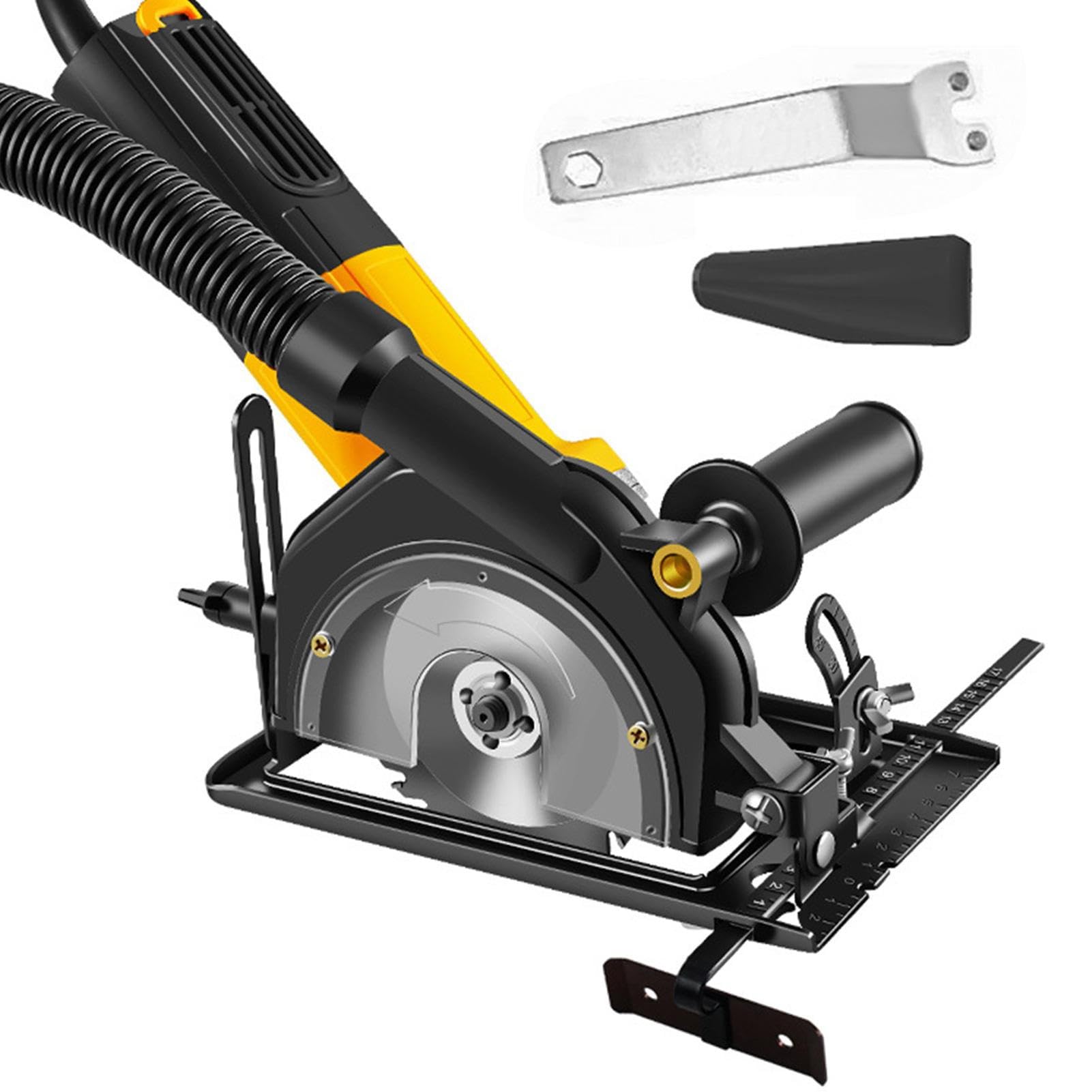 Utensile Per Smussatura Piastrelle A 45° - Per Smerigliatrice Angolare, Con Supporto Regolabile E Tubo Dell'acqua - Foto 12