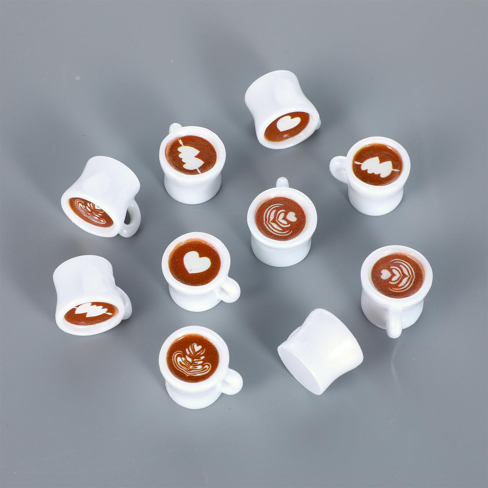 20 sztuk mini filiżanek do kawy, akcesoria do domku dla lalek, miniaturowy zestaw artykułów spożywczych 1/12 skrzatów, akcesoria do mini imprezy herbacianej, akcesoria do pieczenia, Boże Narodzenie