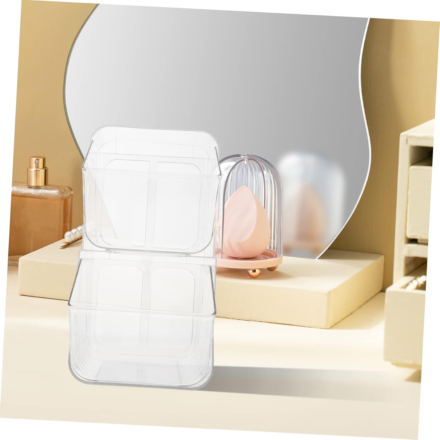 Tofficu Tea Bag Storage Holder Home Supply Wall Hanging Tea Bag Container Coffee Bar Organizer