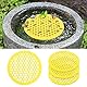 KAIYAYA 4 Stück Schwimmende Bieneninsel Bienentränke Tablett Bee Watering Station Bienenbecher Wasser für Bienengarten 20cm Floating bee Island Bienentränkestation for Gärten und Balkone