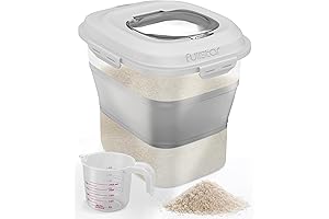 Fullstar Dog Food Storage Container for 50 Lbs Bulk Dry Kibble -...