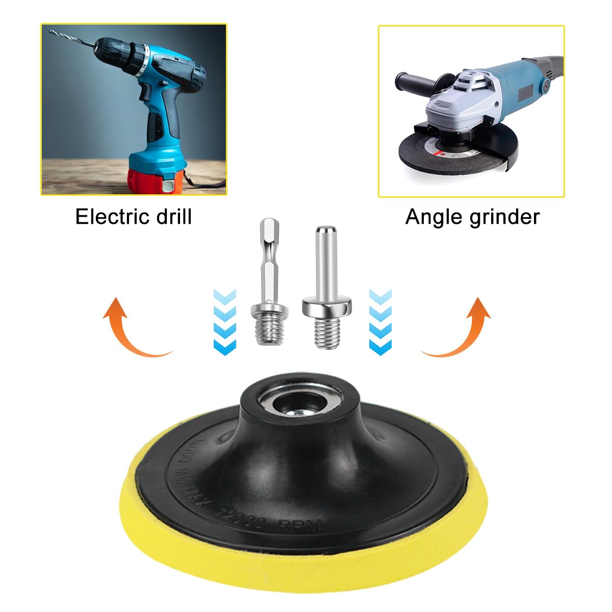 Kit 5 Dischi Di Lana Per Lucidare - 125 Mm Per Trapano, Auto E Superfici Dure - Foto 11