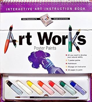 Spiral-bound Interactive Art INstruction Book