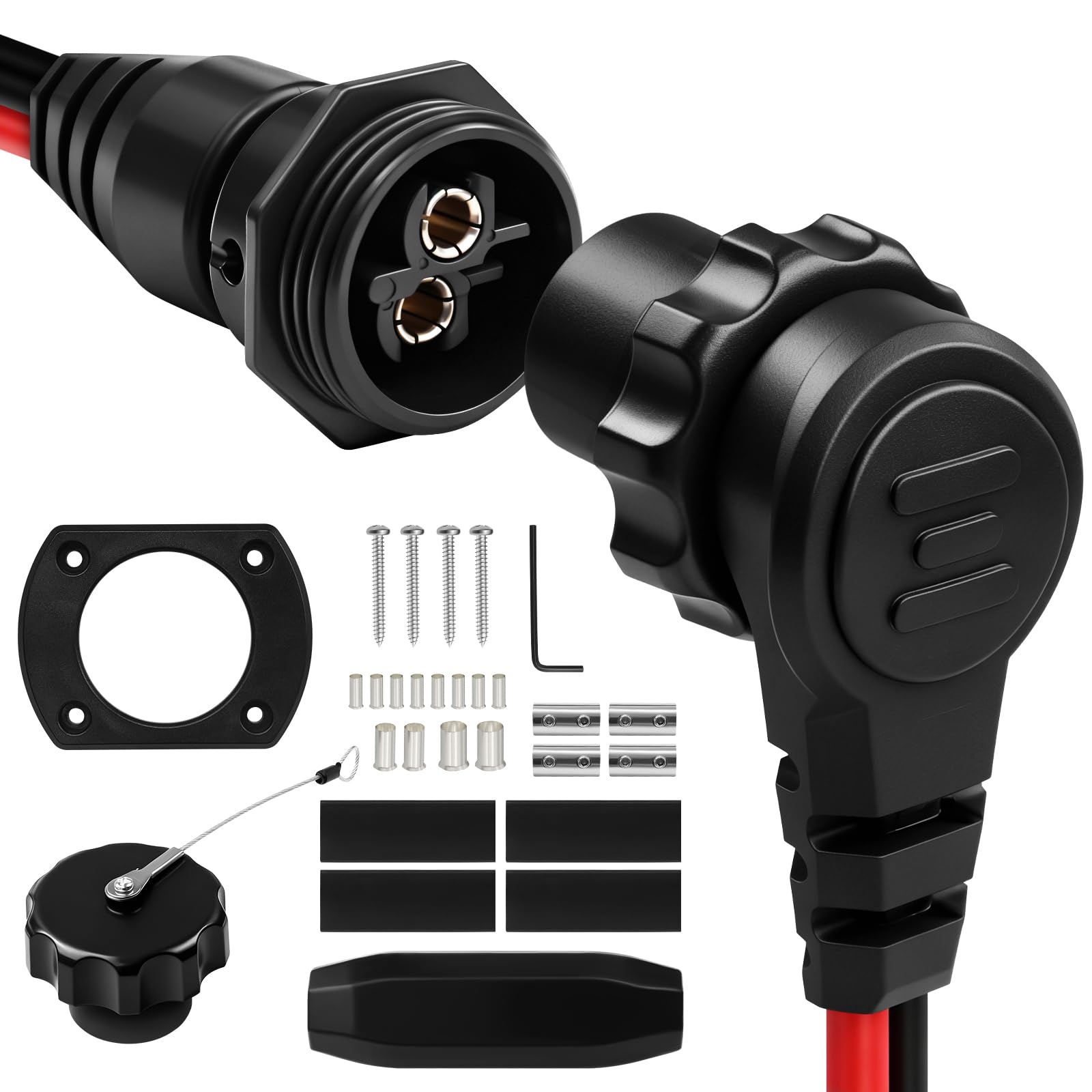 Amazon.com: 1865120 MKR-28 Trolling Motor Plug, Male Female