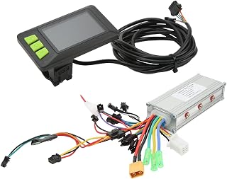 SPYMINNPOO Electric Motor Controller,36V 48V 500W Electric Bike Controller LCD Display Professional Scooter Brushless Controller Kit for 22.5mm Handlebar