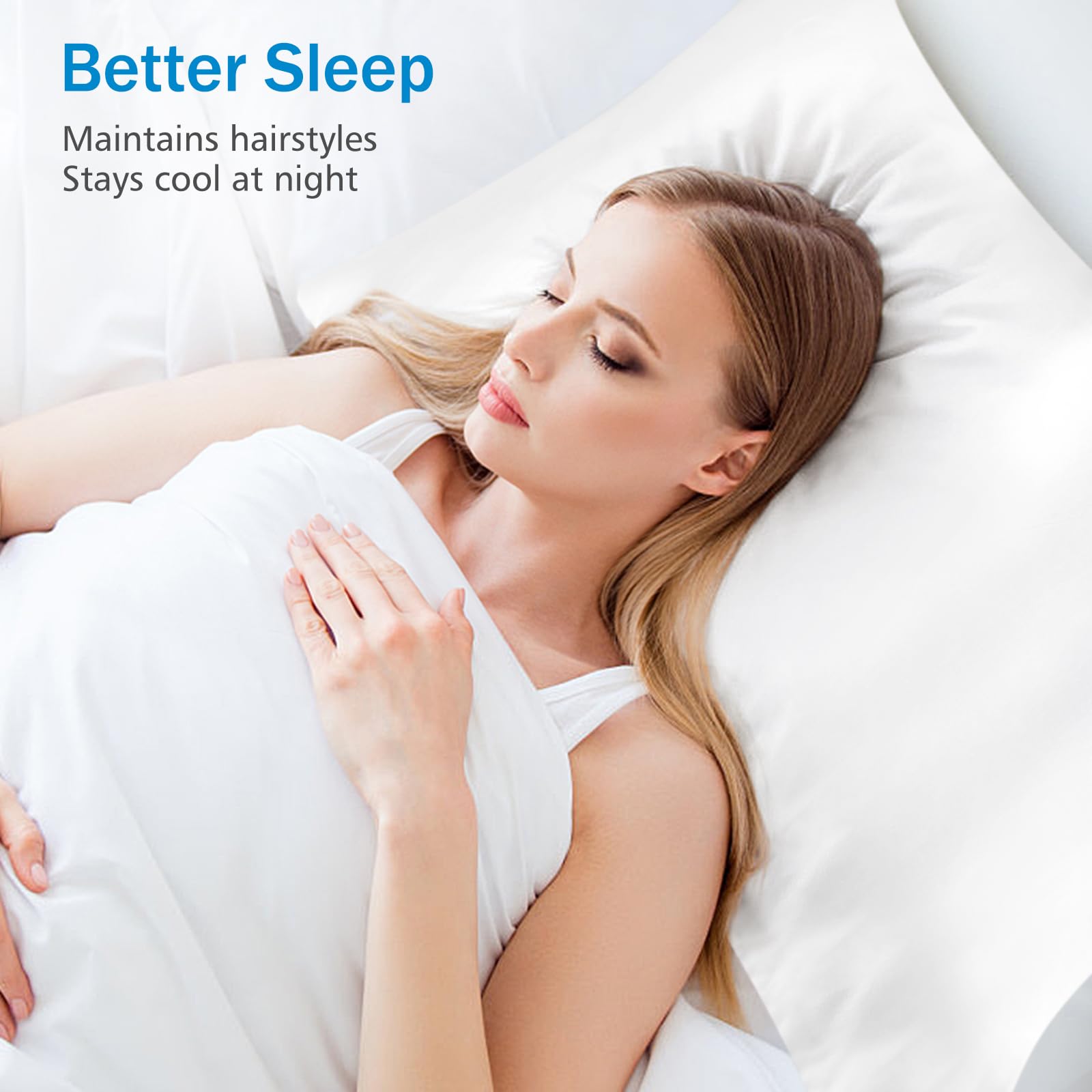 Federa In Seta E Cotone 50x75cm - Ipoallergenica Per Capelli E Pelle - Foto 11