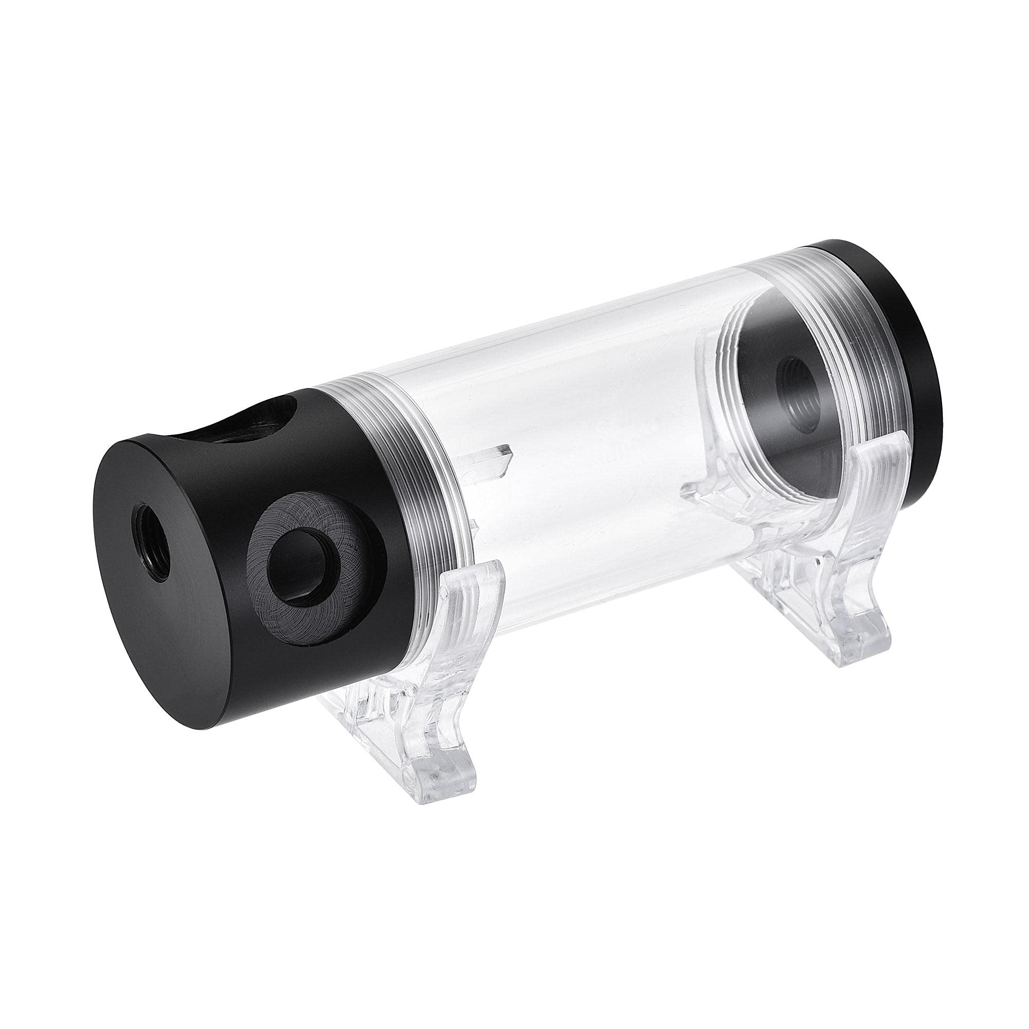 uxcell Water Cooling Tank 50mm x 140mm with Acrylic and POM 1 in 3 Out for Computer CPU Cooled