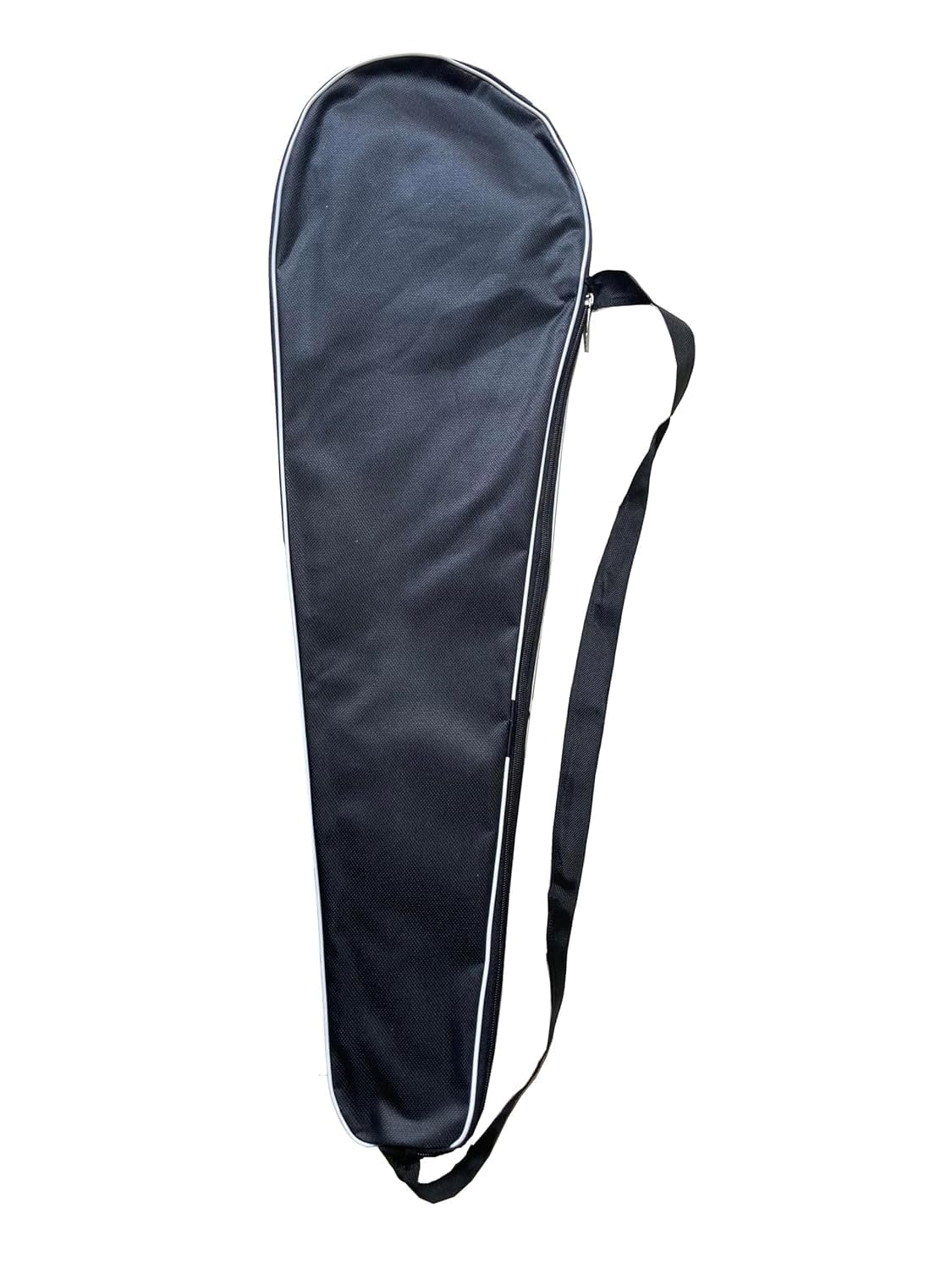 M G T R Sports Badminton Racket Cover Bag, Black, Water-Resistant Polyester, Ultra-Lightweight & Foldable, Classic Sporty Zip-Cover, with Shoulder Strap (1)-picture-25